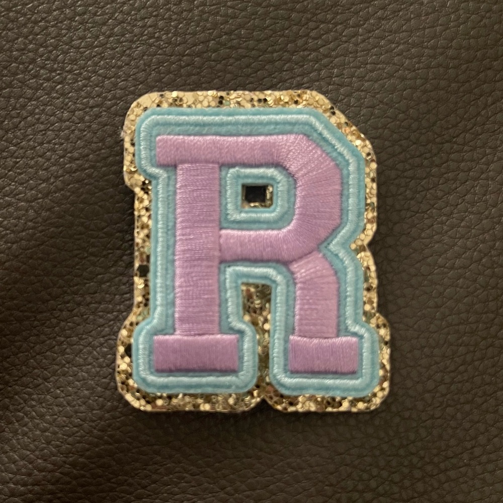 Stoney Clover Lane x Target Letter R Patch Teal & Purple | New